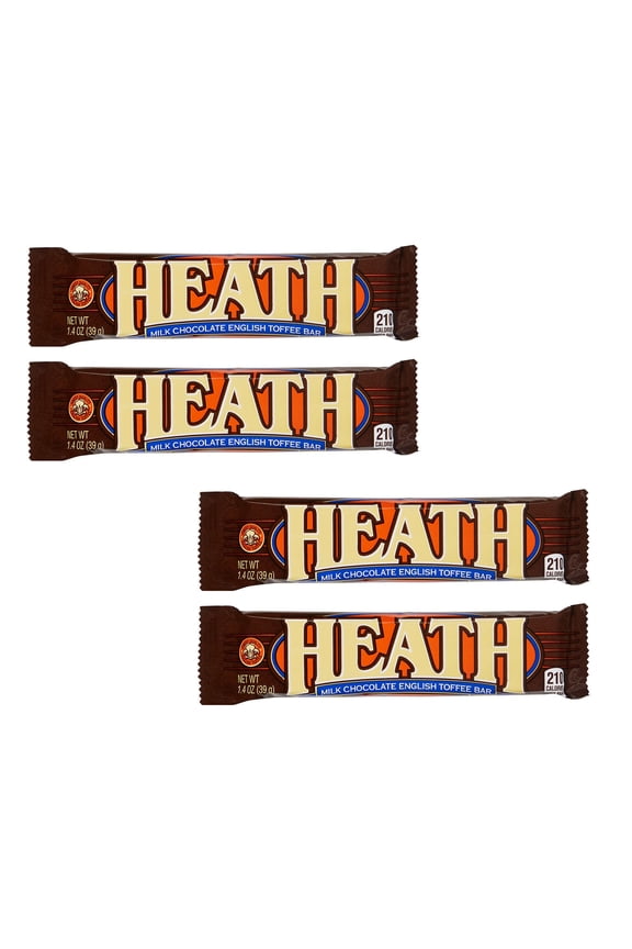 4 Pack of Heath Bar - with Milk Chocolate English Toffee | 1.4 Oz a Pack | Buy from RADYAN