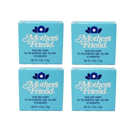 4 Pack of Mothers Friend Body Skin Cream 4 Ounce