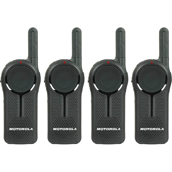4 Pack of Motorola DLR1020 Two Way Radio Walkie Talkies