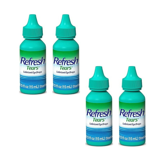 4 Pack of Refresh Tears Lubricant Eye Drops Drops for dry eyes 0