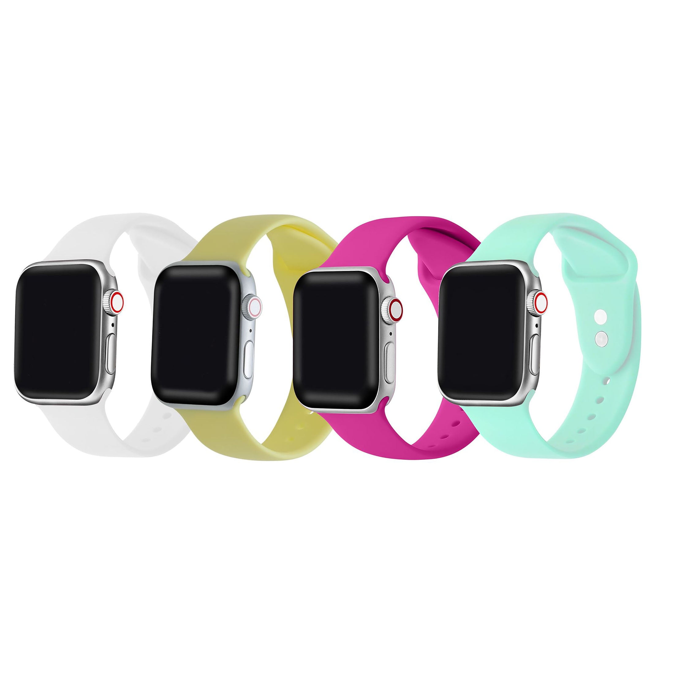 Personalized Custom Engraved Silicone Replacement Band Compatible with  Apple Watch | 38mm / 40mm / 41mm and 42mm / 44mm /45mm fits Series