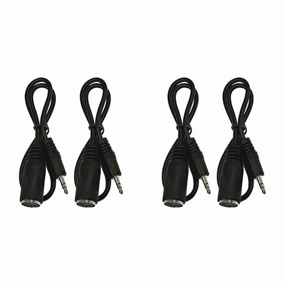 4 Pack of Type-A MIDI to 3.5mm Adapter 20 Inch Cable,Audio Line