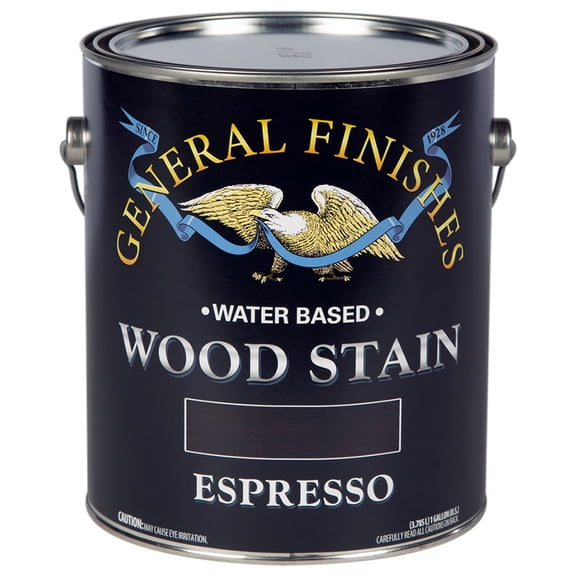 4-Pack of gal General Finishes WXGA Espresso Wood Stain Water-Based Penetrating Stain