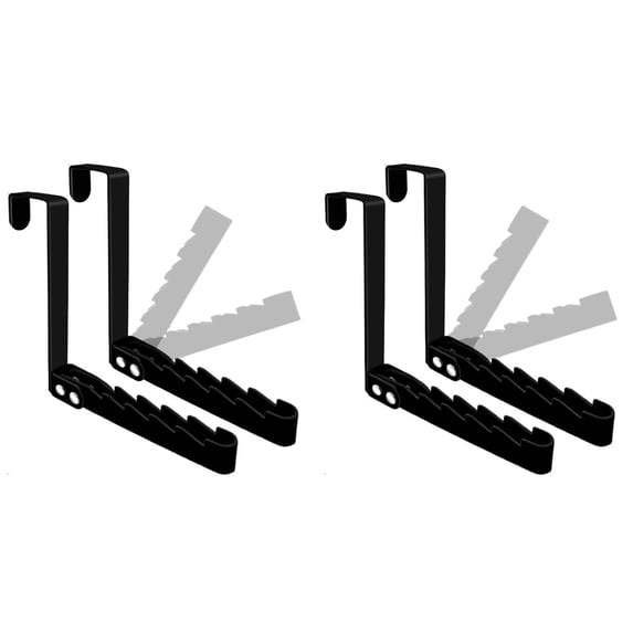 4 Pack over the Door Hooks Hanger, Sturdy Foldable over Door Drying ...