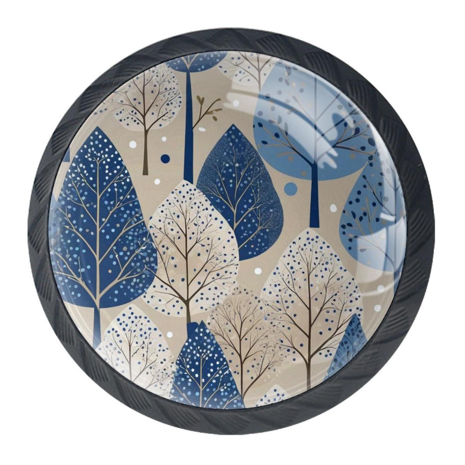 4 PackedPlant wood knobs,Kitchen knobs,Drawer