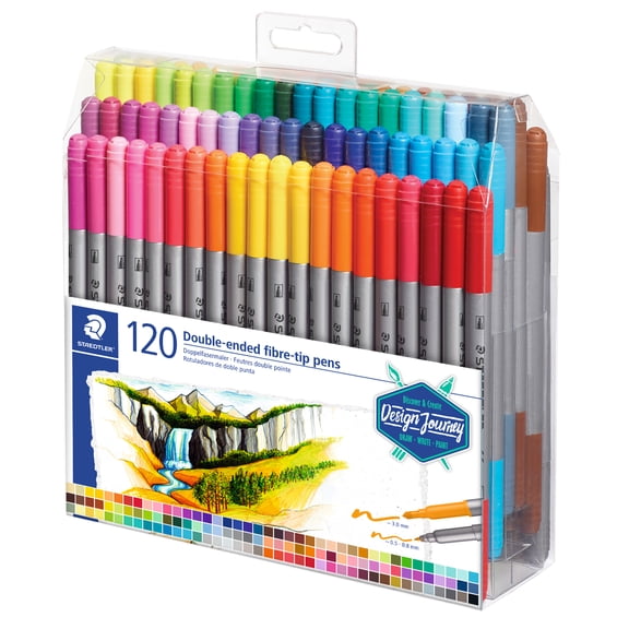 Staedtler Fiber Tip Pens, 4 Packs: 120 ct. (480 total)