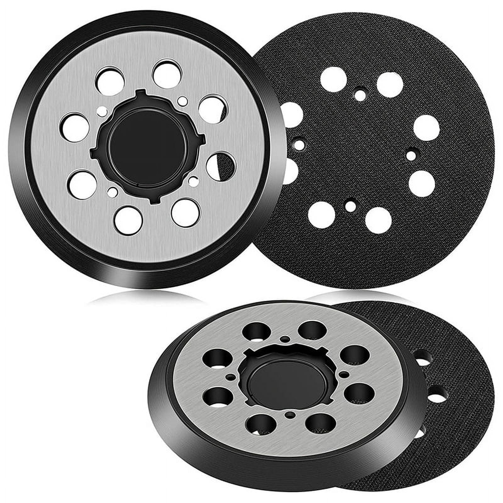 4 Packs 5 Inch 8 Hole Hook and Loop Replacement Sanding Pad Orbital