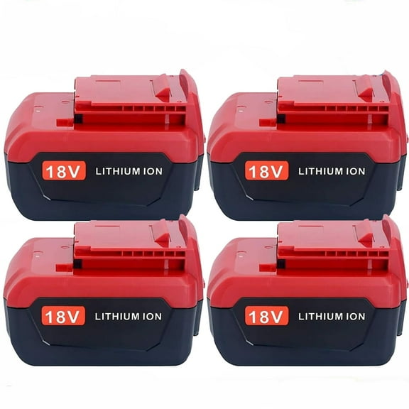 4 Packs 6000mAh PC18BLX 18V Lithium ion Battery Compatible with Porter Cable 18V Battery PC18BLX PC18BL PC18BLX PC18B PC188