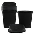 4 Packs 70 L/18.5 Gallon Large Swing Top Trash Can, Outdoor Garbage Bin