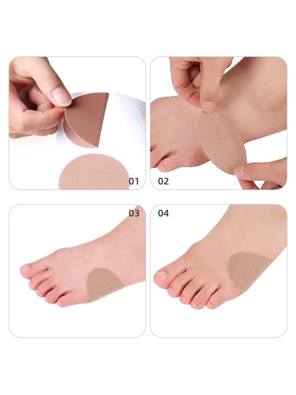 4 Packs Adhesive Blister Tape Prevention For Heel And Toe Blister For Boots Hiking New Shoes Reduce Friction Heel Pumice for Feet Shower Foot Feet Foot Heel Remover Tough Girls Pummel Stone for Feet