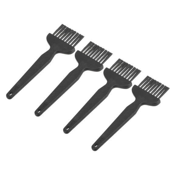 4 Packs Anti Static ESD Brush Plastic Handle Nylon Lab Cleaning Brushes for Electronics 25x40mm Bristles