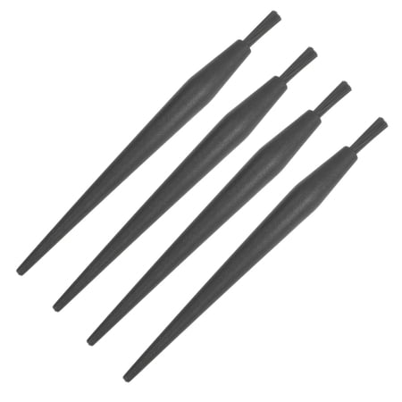 4 Packs Antistatic ESD Brush Plastic Handle Nylon Lab Cleaning Brushes for Electronics 18x4mm Bristles
