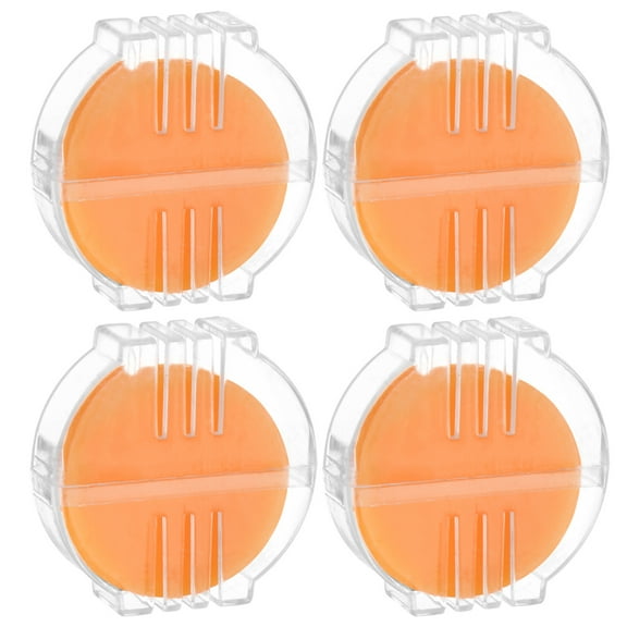 Uxcell 4pcs Beeswax Thread Conditioners Thread Wax Block with Plastic Box for Quilting Sewing Golden