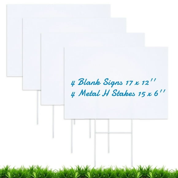 Blank Yard Signs