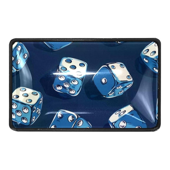 4 Packs Blue Casino Dices Crystal Glass Cabinet Knobs Drawer Handles for Kitchen Cabinets Dresser Cupboard Wardrobe Pulls Handles