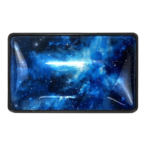 4 Packs Blue Galaxy Starry Crystal Glass Cabinet Knobs Drawer Handles for Kitchen Cabinets Dresser Cupboard Wardrobe Pulls Handles