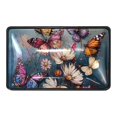 thumbnail image 1 of 4 Packs Butterfly White Daisy Wildflower Crystal Glass Cabinet Knobs Drawer Handles for Kitchen Cabinets Dresser Cupboard Wardrobe Pulls Handles, 1 of 7