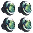 4 Packs Knob, 1.37" (35 mm) Diameter Drawer Knobs, Sea Slug