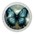 4 Packs Knobs Decorative, Butterfly Kitchen Knobs and