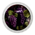 4 Packs Knobs Decorative, Grape Kitchen Knobs and Pulls