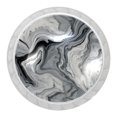 4 Packs Knobs Decorative, Pastel Art Abstract Marble Pattern