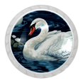 4 Packs Knobs Decorative, Swan Kitchen Knobs and Pulls
