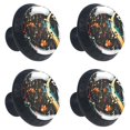 4 Packs Pulls Handles, Music Notes Dresser Drawers Knobs