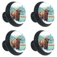 4 Packs Pulls Handles, Yak Dresser Drawers Knobs,