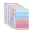 thumbnail image 1 of 4 Packs Colorful Shopping Planner Notepad Office Study List Organizer with Multi Colored Pages Portable 5.12x3.15in for Nurses Teachers Students Professionals Gifts, 1 of 6
