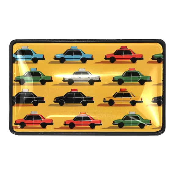 4 Packs Colorful Taxi Car Crystal Glass Cabinet Knobs Drawer Handles for Kitchen Cabinets Dresser Cupboard Wardrobe Pulls Handles