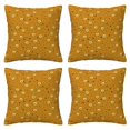 4 Packs Decorative Throw Pillow Covers, Honey Bee Gnomes Pillow Covers