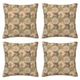 4 Packs Decorative Throw Pillow Covers, Mandala Pillow Covers 12x12