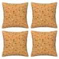 4 Packs Decorative Throw Pillow Covers, Mottled Hummingbird Pillow