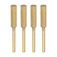 thumbnail image 1 of 4 Packs Diamond Chainsaw Sharpener Bits 7/32" 5.5mm Cylinder Head, Titanium Plated Electric Chain Saw Grinder, 1 of 6