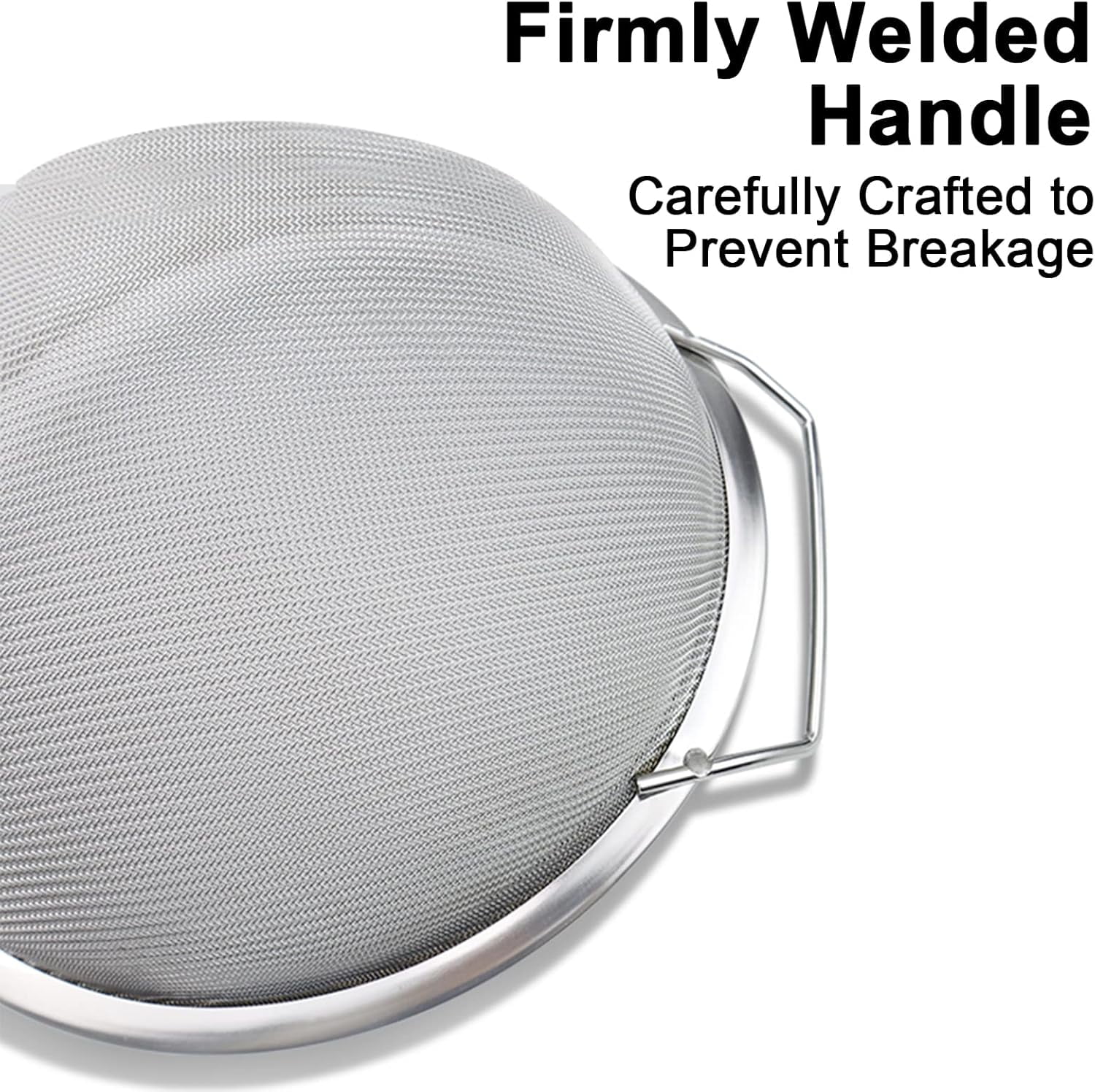 4 Packs Fine Mesh Paint Strainer 60 Mesh Stainless Steel Filter for ...