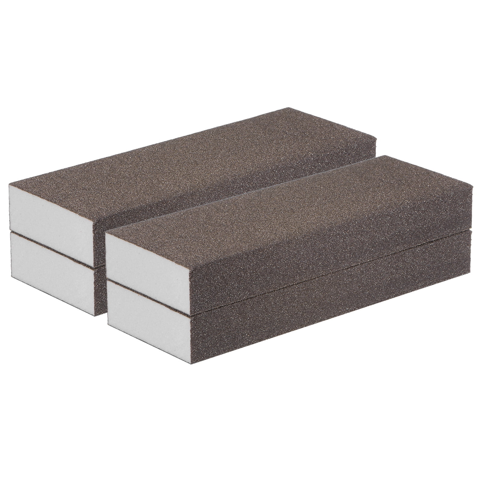 8pcs Sanding Sponge Blocks 180-220 Grits Sanding Block, 100x70x25mm, Brown&Blue
