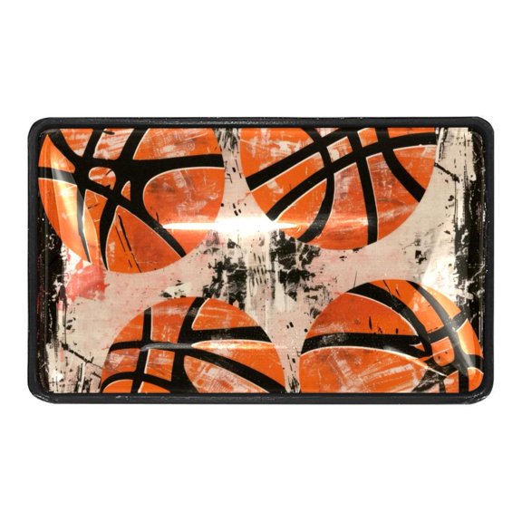 4 Packs Four Basketballs Crystal Glass Cabinet Knobs Drawer Handles for Kitchen Cabinets Dresser Cupboard Wardrobe Pulls Handles