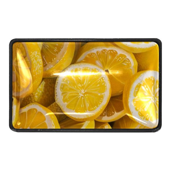 4 Packs Fresh Lemons Crystal Glass Cabinet Knobs Drawer Handles for Kitchen Cabinets Dresser Cupboard Wardrobe Pulls Handles