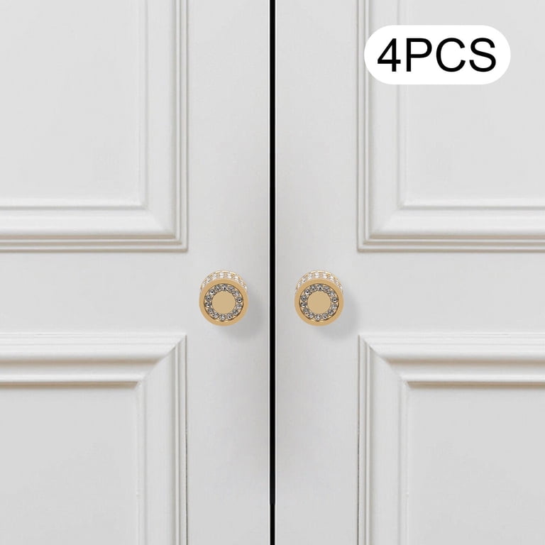 gold crystal dresser knobs Goldenwarm Elegant Crystal Pulls and Glass Cabinet Knobs main image 0