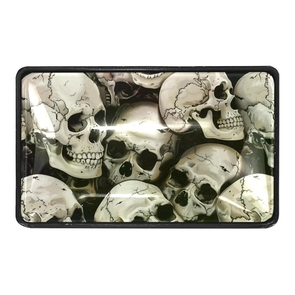4 Packs Gothic Skulls Crystal Glass Cabinet Knobs Drawer Handles for Kitchen Cabinets Dresser Cupboard Wardrobe Pulls Handles