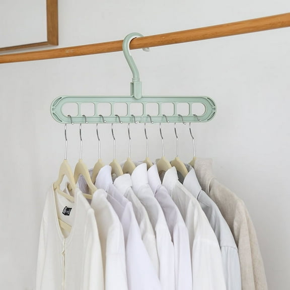 4 Packs Hangers Space Saving Space Saving Clothes Hangers plastic hanger Cascading Hanger Space Saving Closet Organizer Hanger Random color