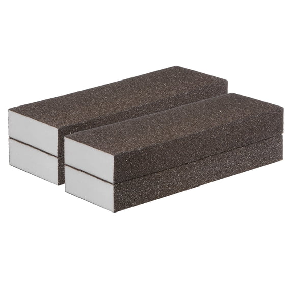 4 Packs Medium Grit Sanding Sponge Blocks 120-180 Grit Foam Sanding Block, 200x70x25mm