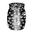 thumbnail image 1 of 4 Packs Metal Pet Urn Engraved Dog Paw Memorial Urn for Ashes Small Pet Cremation Urn Funeral Keepsake Aluminum Alloy Pet Urn with Velvet Bag for Cats Dogs, 1 of 6