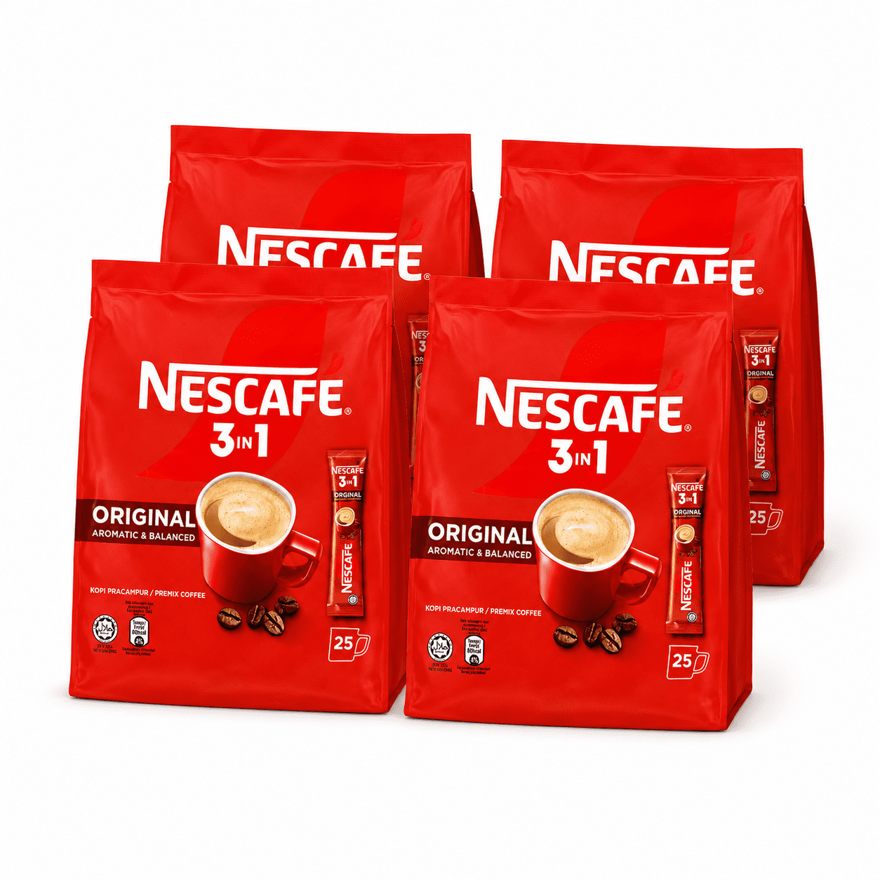 Free Shipping! NESCAFÉ 3-in-1 Original Premix Instant Coffee