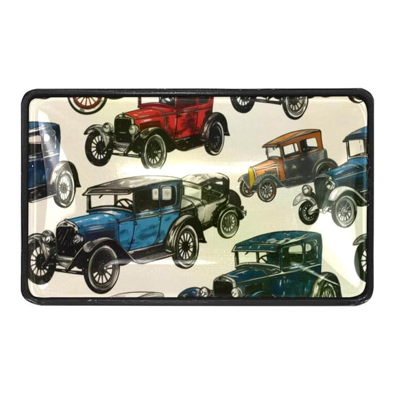 4 Packs Old Retro Cars Crystal Glass Cabinet Knobs Drawer Handles for Kitchen Cabinets Dresser Cupboard Wardrobe Pulls Handles