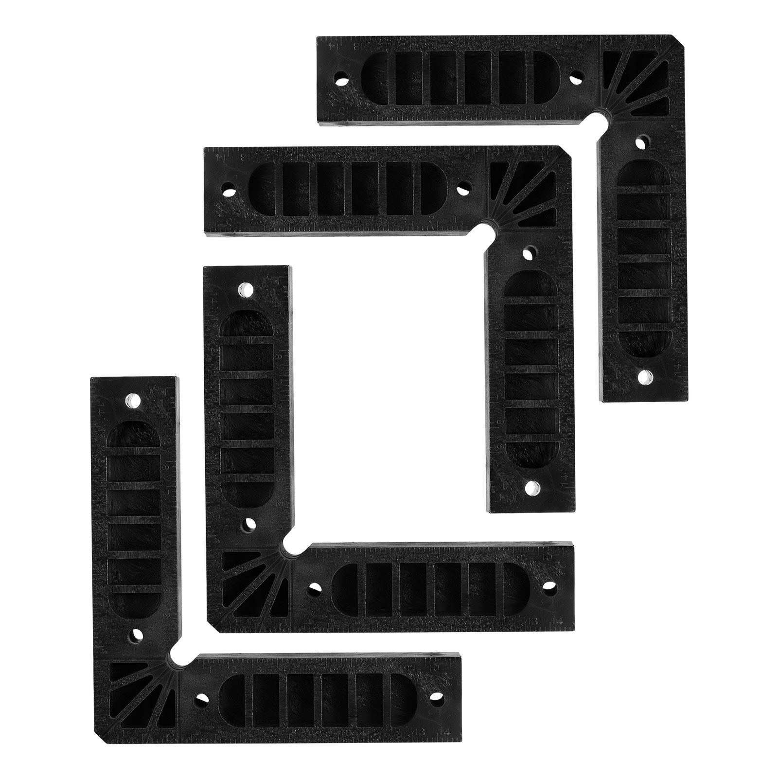 Heavy Duty Steel Fixing Plate – 6 Inch Square, 6mm Thick, Painted Black, UK Made