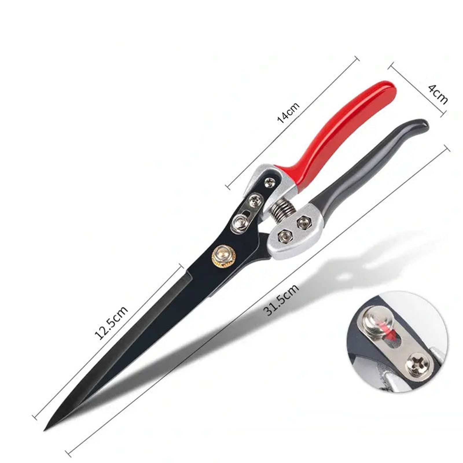 4 Packs Precision Wool Shears SK5 Alloy Steel Professional Sheep Shearing Scissors for Tailoring Cutting Cloth Heavy Duty Sharp Blades with Safety Lock