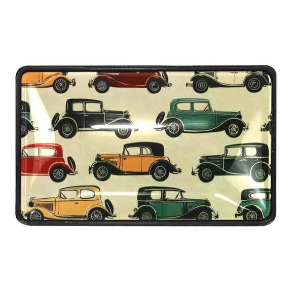 4 Packs Retro Cars Pattern Crystal Glass Cabinet Knobs Drawer Handles for Kitchen Cabinets Dresser Cupboard Wardrobe Pulls Handles