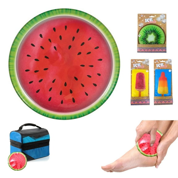 4 Pc Ice Packs Ice Cold First Aid Therapy Compress Muscle Pain Relief Reusable