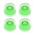 thumbnail image 1 of 4 Packs Round Bubble Level 12x6mm Mini Circular Bullseye Spirit Levels for Camera Tripod Telescope, Green, 1 of 6